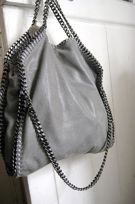 Falabella by Stella McCartney: Stella Mcartney, Grey Handbag, Falabella Bag, Mode Shoes, Sac Diy, Stella Mc, Stella Mccartney Falabella, Stella Mccartney Bag, Looks Street Style