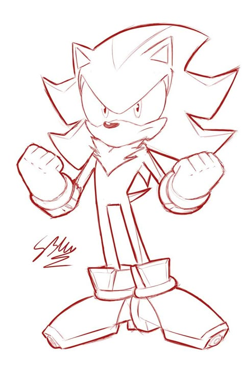 How To Draw Shadow, How To Draw Sonic, Hedgehog Drawing, Avengers Coloring Pages, Avengers Coloring, Shadow Sonic, Pokemon Poster, Hedgehog Art, Easy Doodle Art