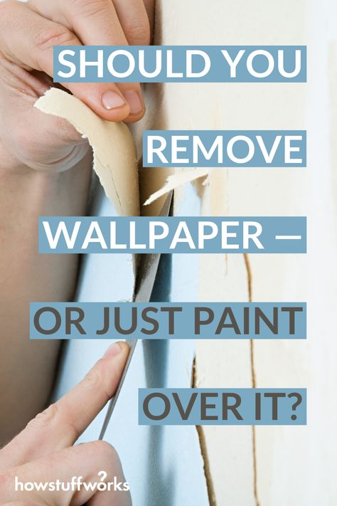 Prepping Walls For Painting, Wallpaper Over Wallpaper, How To Paint Behind A Toilet, Removing Wall, Bathroom Wall Coverings, Painting Over Wallpaper, Removing Old Wallpaper, Remove Wallpaper, Stripped Wallpaper