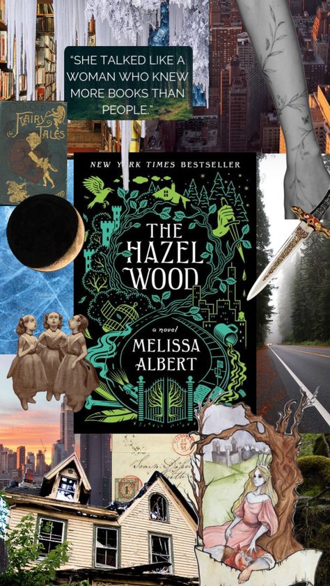 The Hazel Wood and the Night Country by Melodsa Albert #literaturecollage #thehazelwood #thenightcountry #fairytales #fantasy The Hazel Wood, Hazel Wood, Old People, Fairy Tales, Literature, Wood, Books