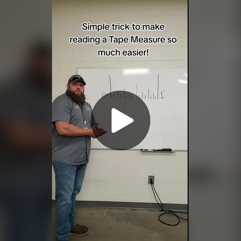 Learning how to read a tape measure doesn't have to be hard! Just ADD ... | wolfe | TikTok How To Read A Tape Measure, Read A Tape Measure, Learning How To Read, Teacher Teaching, Teacher Hacks, Diy Hacks, Learn To Read, Simple Tricks, Tape Measure