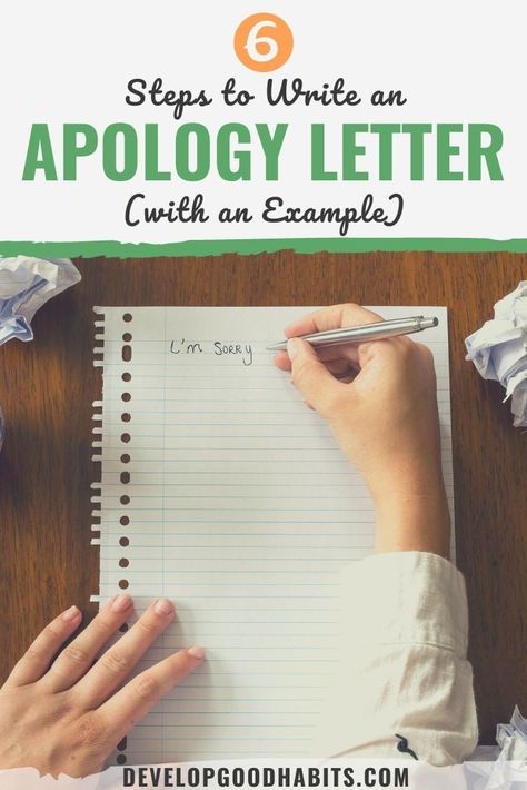 6 Steps to Write an Apology Letter (with an Example) How To Write An Apology, Apology Letter To Mom From Daughter, How To Write An Apology Letter, Apologie Letters, How To Accept Apologies, Apology Letter To Friend, Im Sorry Letters, Importance Of Apologizing, Things You Don’t Need To Apologize For