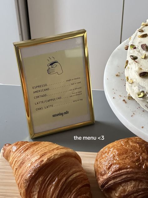 turning my apartment into a cafe again because i simply love making my... | pistachio cake | TikTok Essen, Coffee Station Restaurant, Cafe Bar At Home, Coffee Shop Apartment Aesthetic, Coffee Brunch Aesthetic, Cafe At Home Ideas, Making Coffee At Home Aesthetic, Cafe At Home Party, Coffee Shop At Home Party