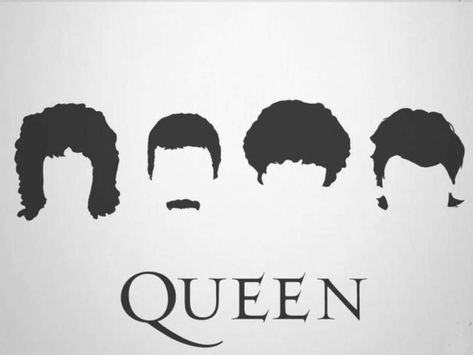 Freddie Mercury Tattoo, Tattoo Queen, Silhouette Poster, Queen Drawing, Design Totebag, Queen Queen, Queen Tattoo, Queen Poster, Freddy Mercury