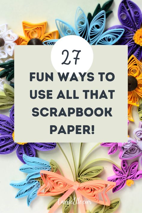 Scrapbook Paper Gifts, Scrapbook Paper Projects Diy Crafts, Scrapbook Paper Uses, Decorating With Scrapbook Paper, Crafts To Do With Scrapbook Paper, Ways To Use Scrapbook Paper, Wallpaper Scraps Projects, Scrapbook Paper Crafts To Sell, Scrap Paper Projects