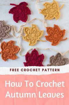 Corak Krusye, Pumpkin Coasters, Crochet Fall Decor, Crochet Autumn, Thanksgiving Crochet, Autumn Crochet, Chirstmas Decor, Free Pattern Crochet, Crochet Leaf Patterns