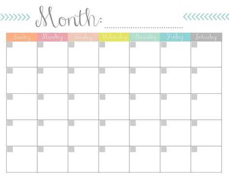 Pastel, Daily Schedules, Printable Calendar 2020, Blank Monthly Calendar, Free Calendar Template, Unique Calendar, Monthly Calendar Template, How To Start Yoga, Calendar 2020