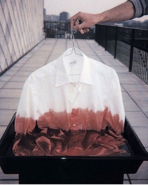 Archived Dreams® Studio’s Instagram profile post: “Dries Van Noten, 2003” Tie Dye Diy, Dyeing Techniques, Dip Dye, Dries Van Noten, How To Dye Fabric, Mode Inspiration, Shibori, Fashion Details, Natural Dyes