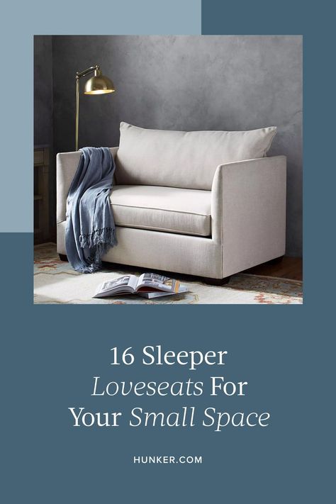 Love Seat Sleeper Sofa, Small Love Seat For Bedroom, Contemporary Sleeper Sofa, Sleeper Sofa Guest Room Ideas, Sleeper Loveseat Small Spaces, Comfy Loveseats For Small Spaces, Small Pullout Couch, Living Room With No Sofa, Love Seats For Small Rooms