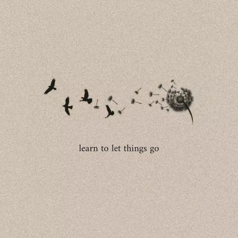 Loniless Tattoo, Letting Things Go Tattoo, Leg Tattoos Meaningful, Letting Go Tattoos For Women, Tattoos Lonliness Ideas, Let It Go Tattoos For Women, Tattoos About Letting Go, Small Healing Tattoos For Women, Let It Be Then Let It Go Tattoo