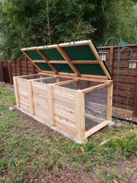 The Best Triple Compost Bin : 5 Steps (with Pictures) - Instructables Compost Bin Ideas, Wooden Compost Bin, Diy Compost Bin, Outdoor Compost Bin, Compost Bin Pallet, Compost Bin Diy, Compost Tumbler, Diy Compost, Garden Compost