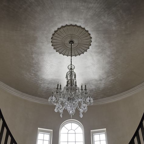 SILVER LEAF Wallpaper On Ceiling, Silver Leaf Wallpaper, Leaf Ceiling, Silver Metallic Paint, Ceiling Wallpaper, Wallpaper Ceiling, Velvet Wallpaper, Ceiling Detail, Silver Wallpaper