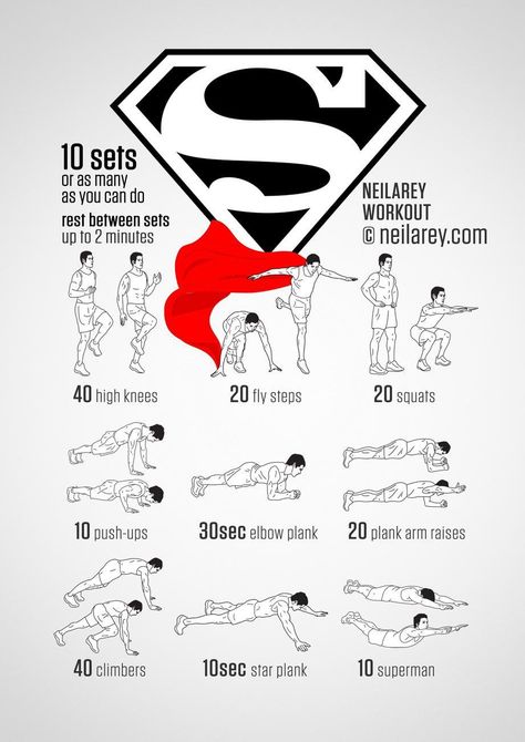 Superman workout Darebee.com Stephen Amell Workout, Neila Rey Workout, Neila Rey, Superman Workout, Exercises To Do At Home, Hero Workouts, 300 Workout, Superhero Workout, Body Weight Training