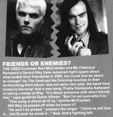 Bert Mccracken, Bob Bryar, I Love Mcr, Crazy Man, Mikey Way, Frank Iero, Gerard Way, Emo Bands, Short Blonde