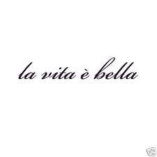 Life is beautiful Italian Tattoos, Pretty Fonts, Italian Quotes, Rib Tattoo, First Tattoo, Tattoo Fonts, Wrist Tattoos, Beautiful Tattoos, Temporary Tattoo