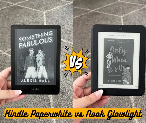 Regarding e-readers, the Kindle Paperwhite vs. Nook Glowlight are popular choices. They both have many cool features that make reading easier and more enjoyable. However, each one also has its special things that make it different. In this detailed comparison, we’ll look closely at Kindle Paperwhite vs. Nook Glowlight devices to help determine which is right for you. Nook Glowlight, Kindle Paperwhite, Kindle Fire, Amazon Kindle, E Reader, Pros And Cons, Nook, Things That, Reading