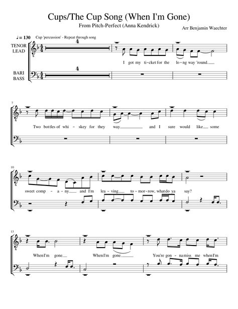 The Cup Song, Beatles Ukulele, Popular Piano Sheet Music, Cup Song, Classroom Songs, Guitar Chords For Songs, Playlist Ideas, Song Sheet, Violin Sheet