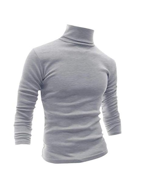 Black Turtleneck Grey Pants Men, Fitted Turtleneck T-shirt, Gray Long Sleeve Turtleneck, Fitted Solid Color Turtleneck T-shirt, Stretch Cotton Turtleneck T-shirt, Turtle Neck Shirt, Funny Adult Shirts, Mens Turtleneck, Fall Shirts Women