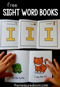 Sight Word Emergent Readers Free, Reading Readiness, Sight Word Readers, The Measured Mom, Measured Mom, Preschool Sight Words, The Sight Word, Sight Word Books, Sight Words Printables