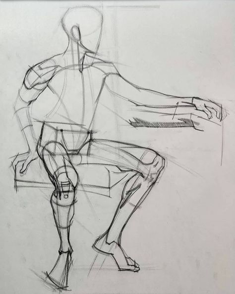 Watts Atelier of the Arts on Instagram: “A little knee construction from @brianknoxart for you on this Monday! . . . #contemporaryart #artteacher #artinstruction #onlineschool…” Watts Atelier, Art Instructions, Online School, Art Teacher, The Arts, Figure Drawing, Instagram A, Contemporary Art, Male Sketch