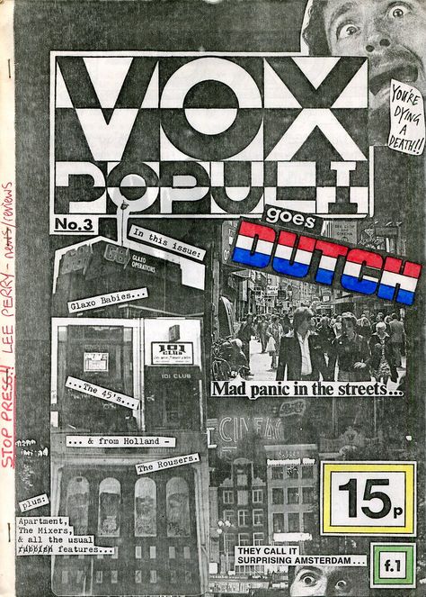 Vox Populi issue #3 (1980) | Jake | Flickr Vox Populi, Holland, Design