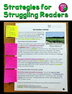 5 Strategies for Struggling Readers — TeachingIdeas4U Reading Coach, Educational Therapy, Improve Reading Comprehension, I Love To Read, Reading Comprehension Strategies, Reading Help, Reading Specialist, Middle School Reading, Writer's Workshop