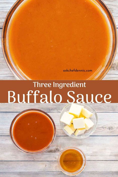 Tangy, spicy, and just a little sweet, my homemade buffalo wing sauce is so much better than using ready-made sauce, and my easy recipe only takes 5 minutes to make. Wings Sauce Recipe Easy, Mild Buffalo Sauce Recipe, Buffalo Sauce Recipe Easy, Hot Wing Sauce Recipe, Buffalo Wings Sauce Recipe, Easy Homemade Buffalo Sauce, Homemade Wings, Franks Buffalo Sauce, Buffalo Sauce Recipe