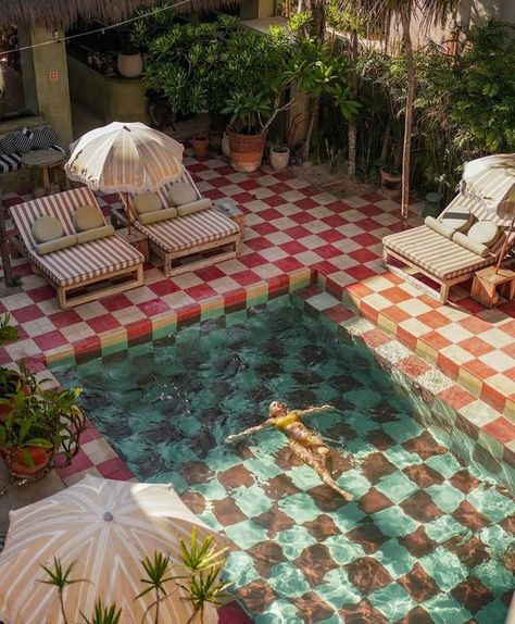 This Heat, Swimming Pool Designs, Pool Tile, Garden Pool, In The Pool, Pretty House, Backyard Decor, Pool Designs, Backyard Pool