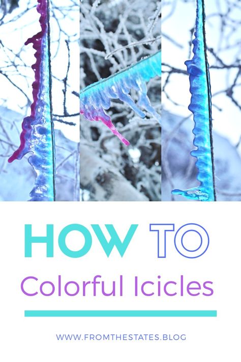 How To Make Icicles, Icicle Craft Preschool, Eyfs Winter, Ice Activities, Icicle Crafts, Ice Crafts, Frozen Balloons, Winter Crafts Preschool, Forest School Activities