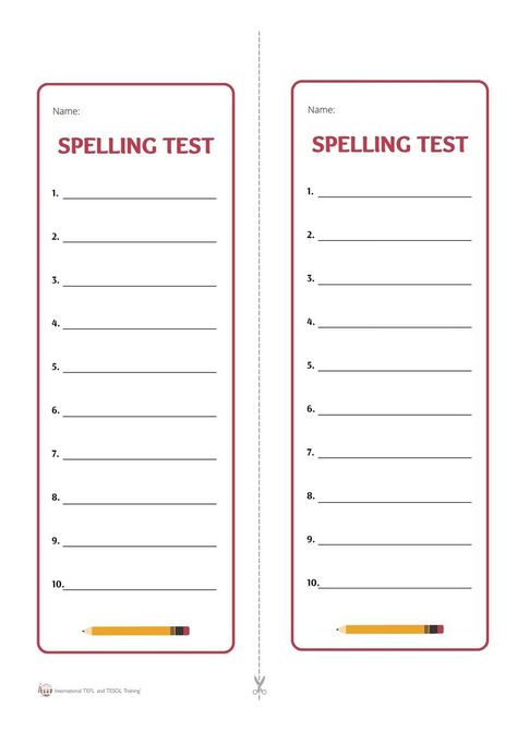 Spelling Sheets Free Printable, Spelling Test Practice, Homeschool Planning Printables, Spelling Practice Worksheets, Spelling Test Template, Spelling Word Activities, Kindergarten Spelling, Spelling Word Practice, Words To Spell