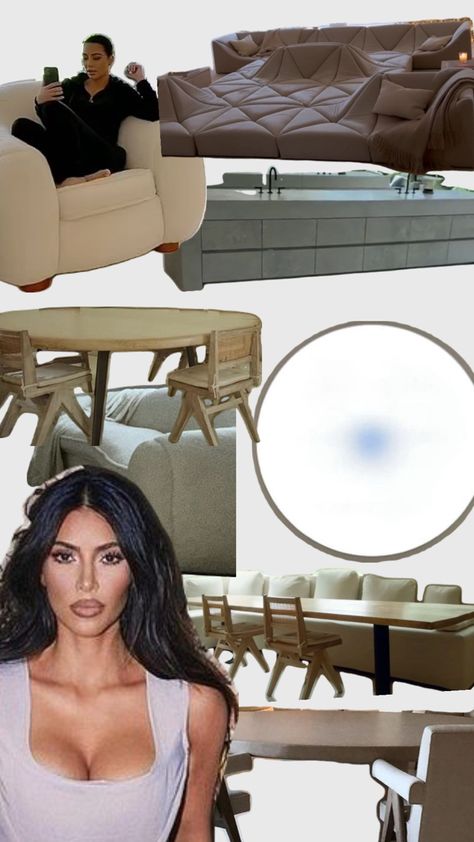 Kim K Home, Kim K House, Kim K, My Dream House, Interior Furniture, House Designs, House Inspo, Aesthetic Food, Penthouse