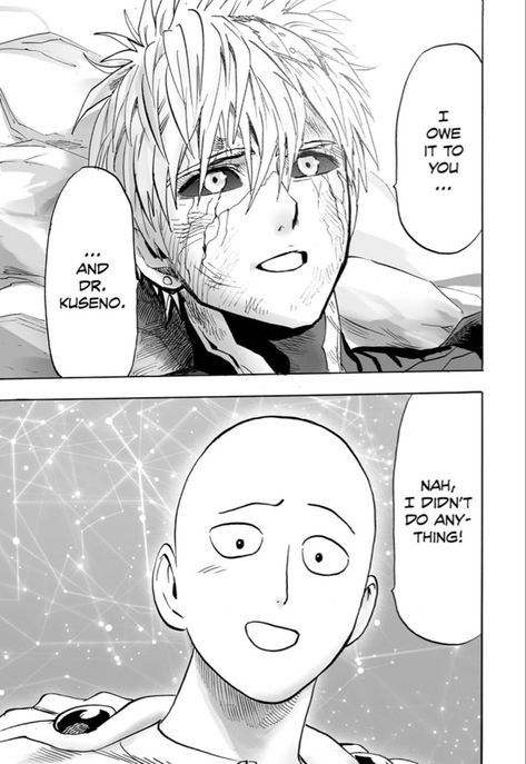 Genos X Saitama, One Punch Man 3, Caped Baldy, Opm Manga, Men's Study, Saitama One Punch, Saitama One Punch Man, Comic Book Layout, One Punch Man Manga