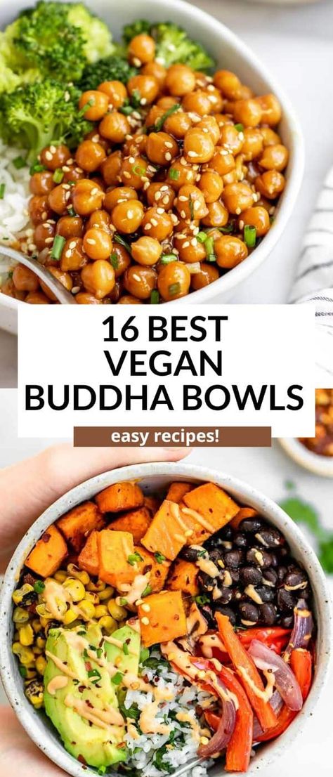 Essen, Roasted Veggie Glow Bowls, Cold Buddha Bowl, Dressing For Bowls, Easy Buddha Bowl Recipe, Veggie Bowls Healthy Easy, Vegetarian Bowl Recipes, Budda Bowl Recipe, Vegan Buddha Bowl Recipes