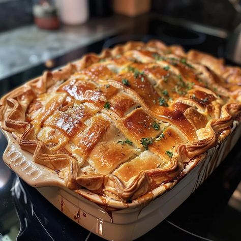 Quiche, English Chicken Recipes, Jamie Oliver Chicken Pie, Best Savory Pie Recipes, French Chicken Pot Pie, British Pie Recipes, Jamie Oliver Chicken Recipes, Pies Recipes Savory, Chicken And Leek Pie Recipe