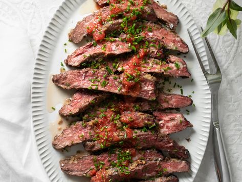 Horseradish-Crusted Surprise Steak | Recipes Cinnamon Babka, Peanut Butter Granola, Sliced Steak, Frozen Puff Pastry, Kosher Recipes, Crumb Topping, Recipe Roundup, Savory Recipes, Holiday Cooking