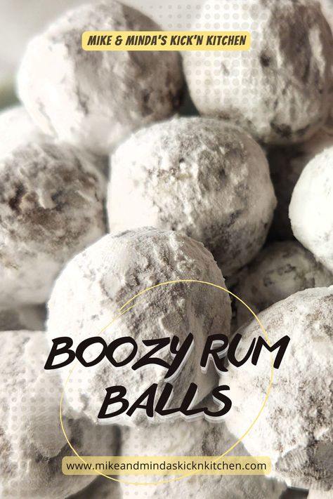 Rum balls are a great holiday treat and one of the easiest treats to make since there is no baking involved. Hope you enjoy these Boozy Rum Balls. #foodie #foodblogger #rumballs #boozy #christmasdessert #christmastreats #holidaydessert #dessert #kicknkitchen Rumballs Recipe, Vanilla Wafer Recipe, Christmas Finger Foods, Easy Treats To Make, Cookie Exchange Recipes, Treats To Make, Rum Balls, Aged Rum, Boozy Desserts