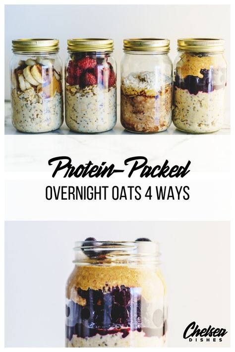 2b Mindset Overnight Oats, Protein Overnight Oats Healthy Recipe, Overnight Oats With Calorie Count, Overnight Oats Nutrition Facts, Proats Protein Oatmeal Overnight Oats, Overnight Oats Macro Friendly, Proats Recipes, Protein Packed Overnight Oats, Overnight Oats With Protein