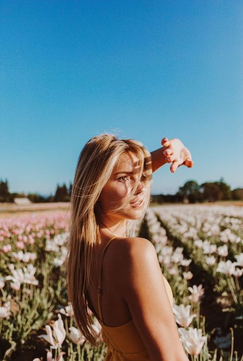 Self Portrait Photography, Portrait Photography, Photography, Flowers, Aesthetic Self Portrait, A Field Of Flowers, Field Of Flowers, Self Portrait