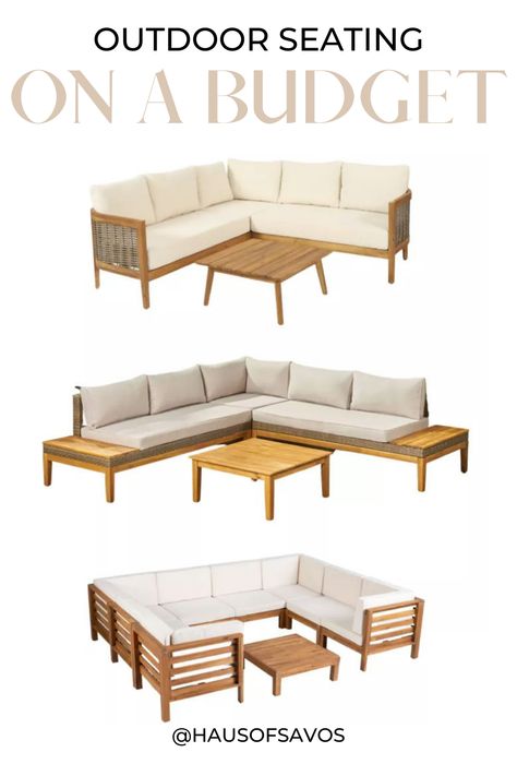 Revamp your outdoor space with our budget-friendly patio furniture sets! Discover affordable elegance with Wayfair and Costco patio furniture options. From stylish sofas to cozy chairs, elevate your outdoor decor without breaking the bank. Inexpensive Patio Furniture, Costco Patio Furniture, Organic Modern Dining Table, Whitewash Dining Table, Modern Dining Table Black, Inexpensive Patio, Light Wood Dining Table, Front Porch Furniture, Trestle Dining Table