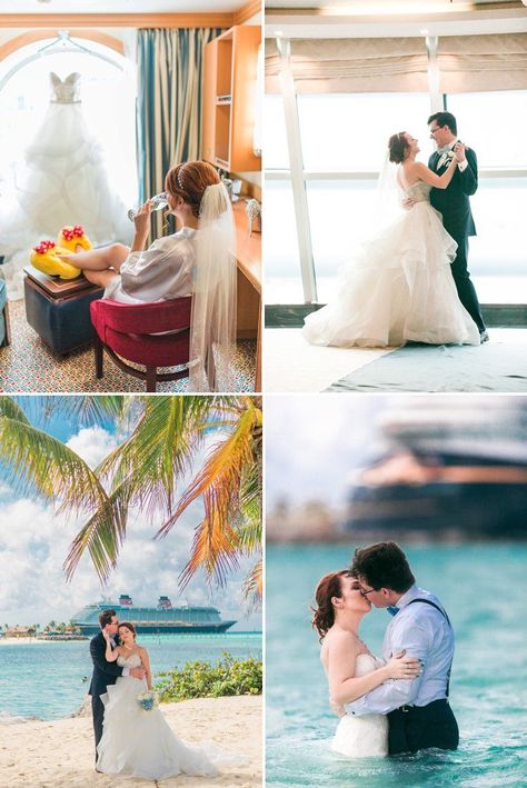 Wedding Pictures Beach, Disney Cruise Wedding, Cruise Ship Wedding, Wedding Cruise, Furniture Sales, Disney Inspired Wedding, Cruise Pictures, Yacht Wedding, Disney Weddings