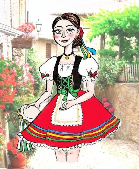 Italy Culture Dress, Italian Traditional Dress Women, Italian Culture Clothes, Italy Costume Ideas, Italian National Costume, Italy Traditional Clothing, Italian Culture Traditional Dresses, Italy National Costume, Tarantella Costume