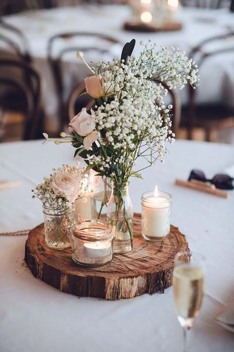 Outstanding Wedding Table Decorations ❤ See more: http://www.weddingforward.com/wedding-table-decorations/ #weddings Diy Wedding Decorations, Wedding Cake Designs, Hiasan Perkahwinan, Unique Wedding Receptions, Tafel Decor, Park Birthday, Wedding Table Decorations, Popular Wedding, Rustic Wedding Decor