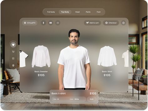 Fashion Website Design, Smart Closet, Ux Kits, Data Gathering, Shop For Clothes, Tech Branding, Store Image, Shirt Company, Future Of Fashion