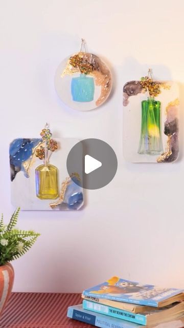 5-Minute Crafts GIRLY on Instagram: "Simple but beautiful epoxy panels with recycled perfume bottles crafted in no time 🌻

#recycle #handmade #perfume #craft #epoxy #5mcgirly" Perfume Bottle Diy, Handmade Perfume, Empty Perfume Bottles, 5 Minute Crafts, Bottle Crafts, No Time, Perfume Bottles, Recycling, Instagram