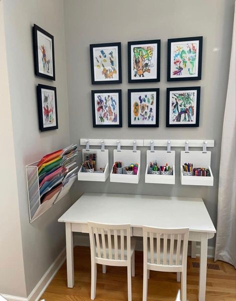 Window Seat Ideas, Kids Art Space, Homeschool Room Design, Game Room Ideas, Small Playroom, Finished Basement Ideas, Toddler Playroom, Kids Playroom Decor, Camera Car