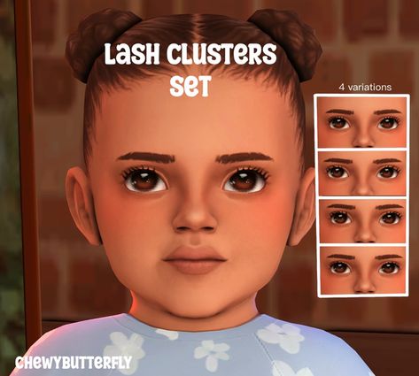 Sims 4 Infant Cc Lashes, Sims 4 Infant Eyelashes, Sims 4 Infant Lashes, The Sims 4 Accessories, Sims Infants, Ts4 Infant, Infants Cc, Sims 4 Infant, Infant Cc