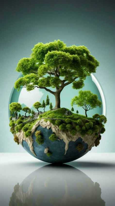 Green Earth and a tree for Earth Day against a white background Vertical Mobile Wallpaper AI Generated Madrid, Earth Globe Aesthetic, Save Earth Pictures, Green Earth Wallpaper, Earth Day Wallpaper, Earth Day Background, Picture Of Earth, Earth Pic, Save Tree Save Earth