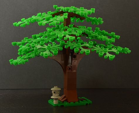 Small Tree with Lantern | Pieter Barendrecht | Flickr Skyrim Ideas, Lego Garden, Lego Trees, Lego Plants, Lego Tree, Lego Village, Lego Buildings, Lego Inspiration, Lego Christmas