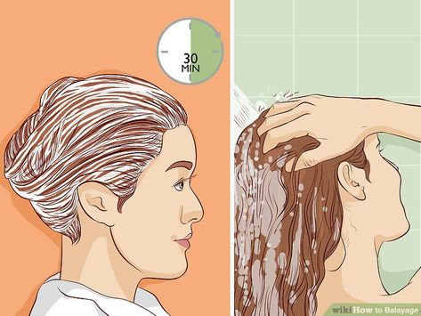 How to Balayage (with Pictures) - wikiHow Red Hair Fading Out, Burgundy Hair Gloss, Styling Red Hair, Outfits To Go With Red Hair, Hairstyle Dye Ideas, Colors That Go With Red Hair Outfits, Red Hair Dye Tips, Red Hair Styles Outfit, Red Hair Maintenance Tips