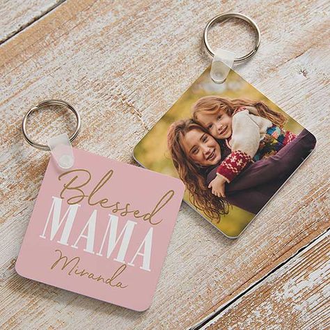 Blessed Mom Personalized Photo Keychain Customizable Rectangular Keychains As Gift, Mother's Day Keychain Ideas, Sublimation Keychain Ideas, Customizable Rectangular Keychains For Gifts, Keychain Gifts For Mom, Cute Rectangular Personalized Keychains, Sublimation Keychains, Customizable Rectangular Keychains For Personalized Gifts, Mother Keychain